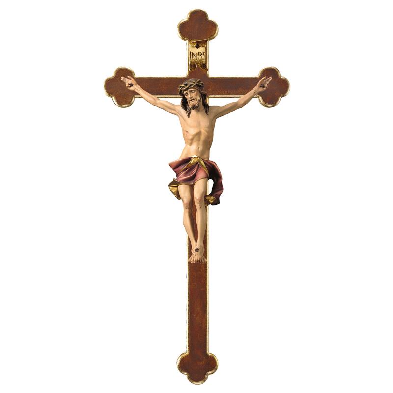crocifisso nazareno croce barocca (rosso). 32(6