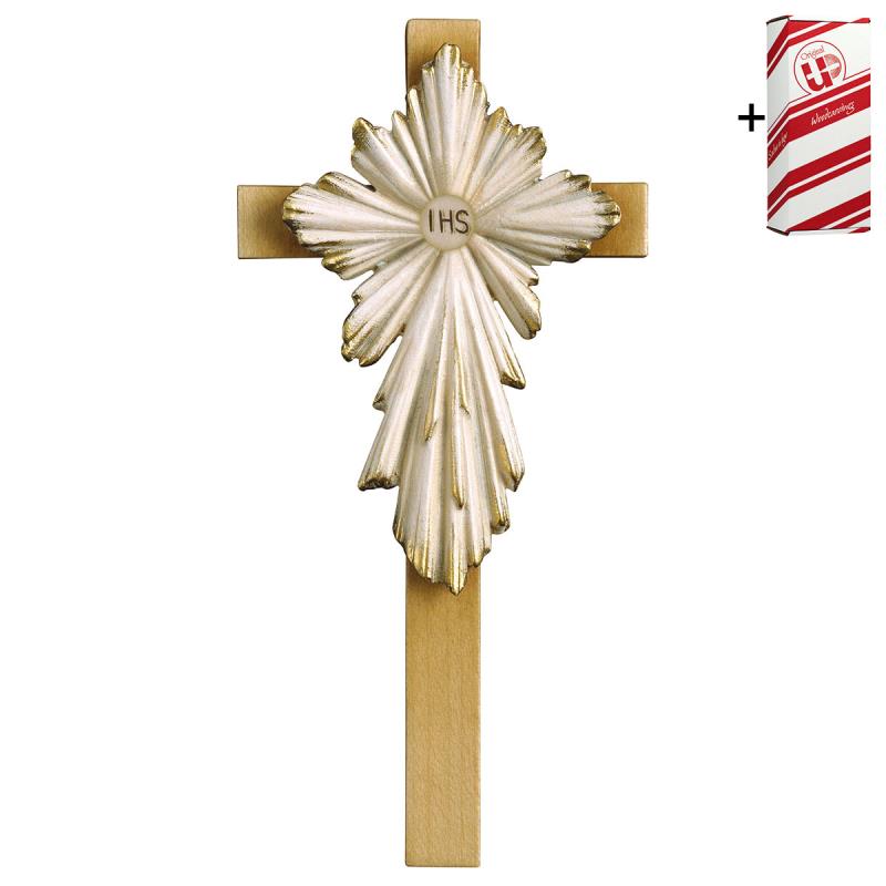 croce prima santa comunione + box regalo. 13 x6 cm