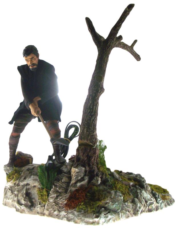 Boscaiolo in movimento per presepe cm 30 Statue | vendita online Semprini  Arredi Sacri