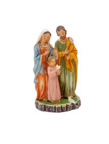 sacra famiglia mignon altezza 6,5 cm colomba