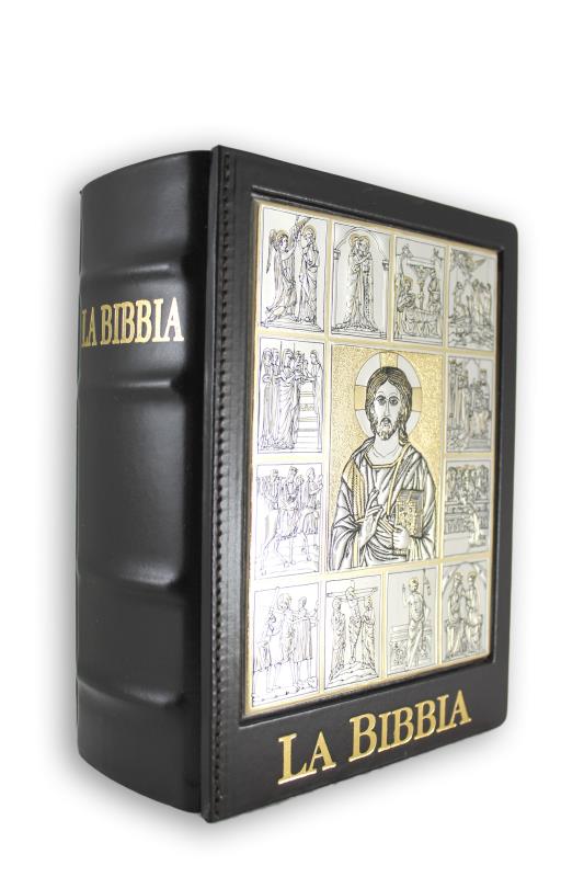 Custodia bibbia in pelle placca argento Custodie | vendita online Semprini  Arredi Sacri