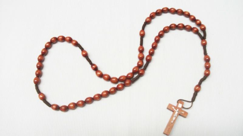 Rosario legno corda grande da collo Rosari | vendita online Semprini Arredi  Sacri