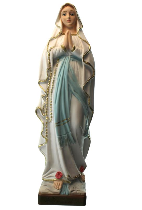 Statua madonna di lourdes in resina cm 40 Statue | vendita online Semprini  Arredi Sacri
