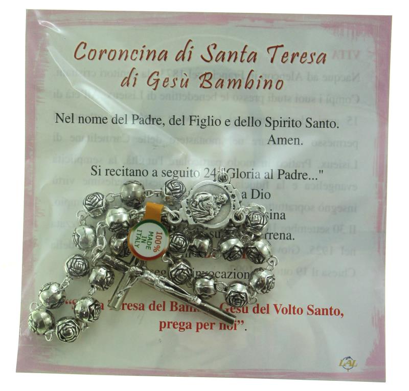 Rosario per devozione a santa teresa Rosari | vendita online Semprini  Arredi Sacri