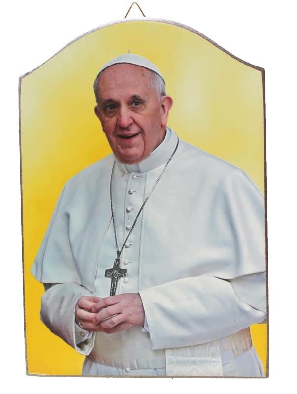 Quadro papa francesco formato 10x15 cm | vendita online Semprini Arredi  Sacri