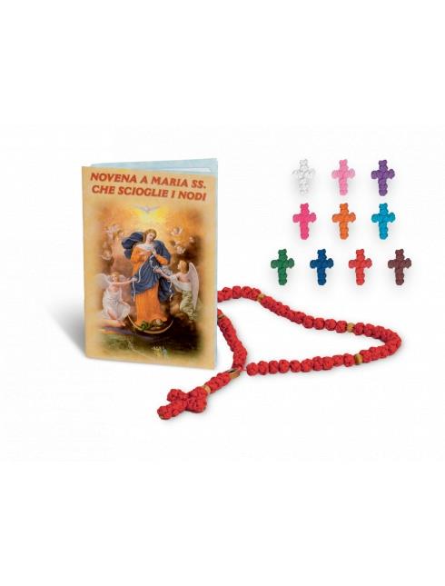 Novena maria scioglie i nodi + rosario Rosari | vendita online Semprini  Arredi Sacri