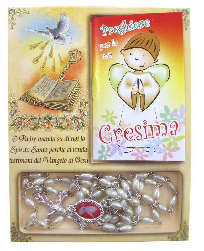 Cofanetto rosario e libretto cresima Cresima | vendita online Semprini  Arredi Sacri