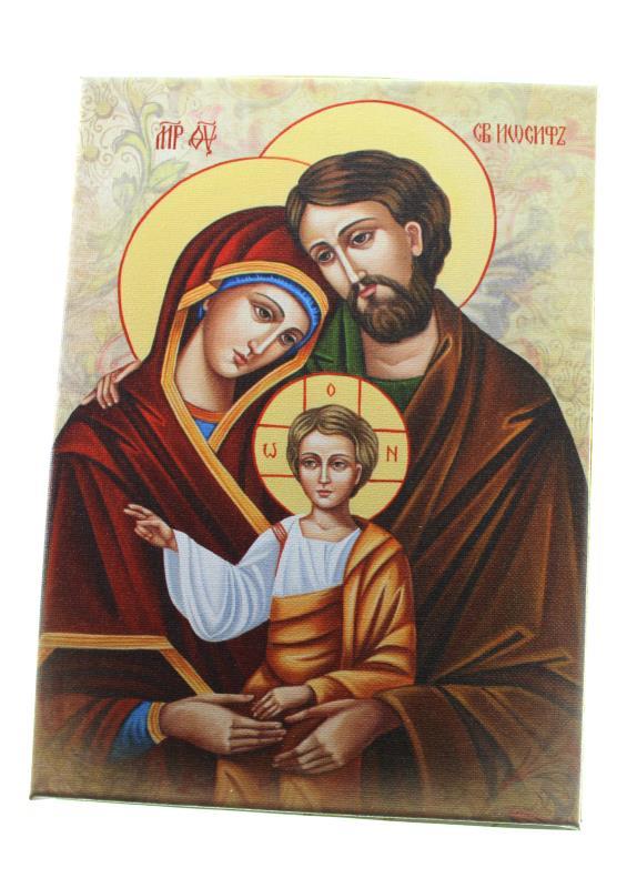 Quadro tela 50x70 cm sacra famiglia  vendita online Semprini Arredi Sacri