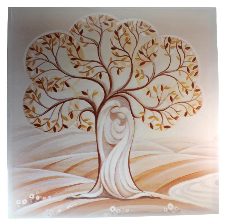 Tela albero della vita cm 50x50 Quadro | vendita online Semprini Arredi  Sacri