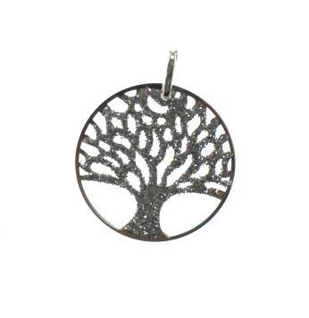 Medaglia albero della vita argento cm 1 5 Ciondoli | Semprini Arredi Sacri