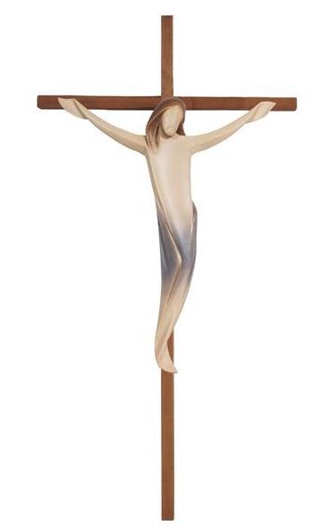 Crocifisso in legno scolpito a mano cm 26 Crocifissi | Semprini Arredi Sacri