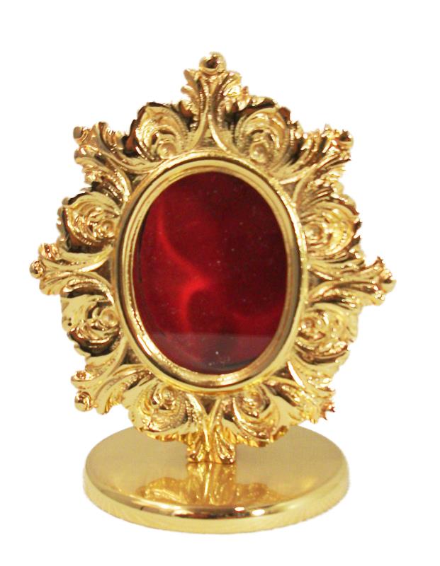 Reliquiario dorato cm 10 Reliquiari | vendita online Semprini Arredi Sacri