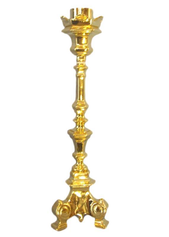 Candeliere dorato cm 30 Candelieri | vendita online Semprini Arredi Sacri