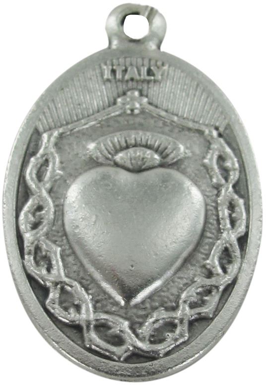 Medaglia gesù bambino di praga in metallo ossidato - 2 5 cm Medaglie