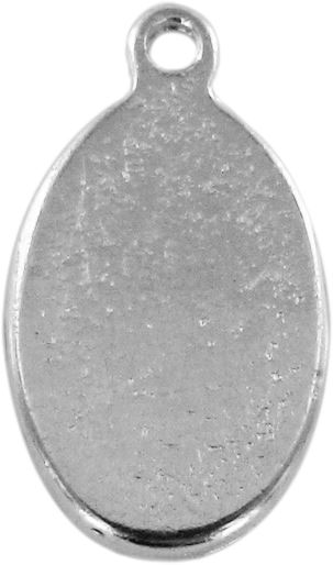 medaglia spirito santo in metallo nichelato e resina - 1,5 cm