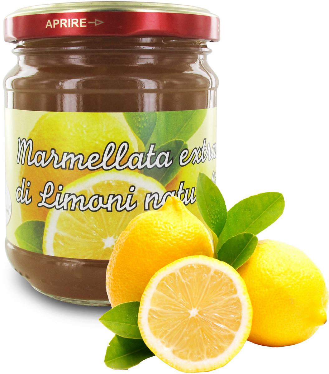 marmellata extra di limoni naturali di sant antonio di padova da 220 grammi