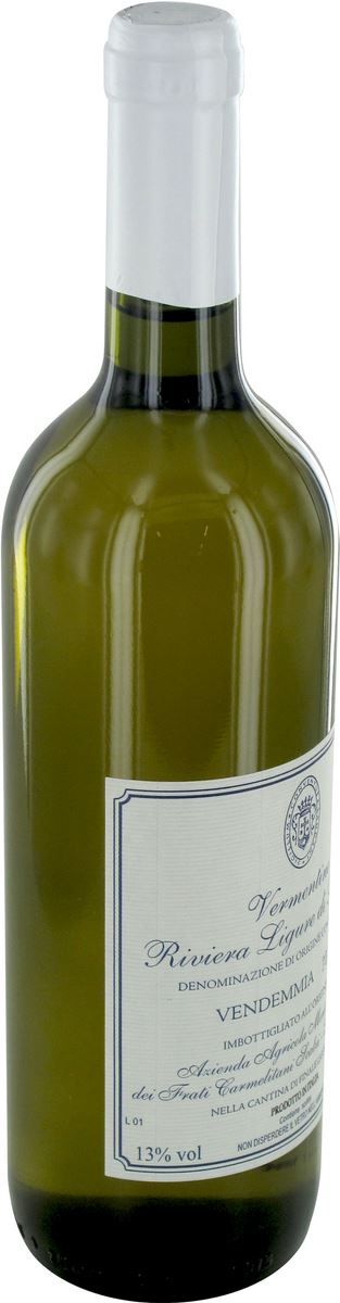 vino bianco vermentino doc dei frati carmelitani scalzi  - 0,75 lt