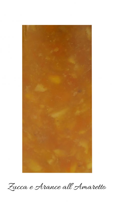confettura di zucca e arance all'amaretto del convento dei frati carmelitani scalzi - vasetto 230 gr