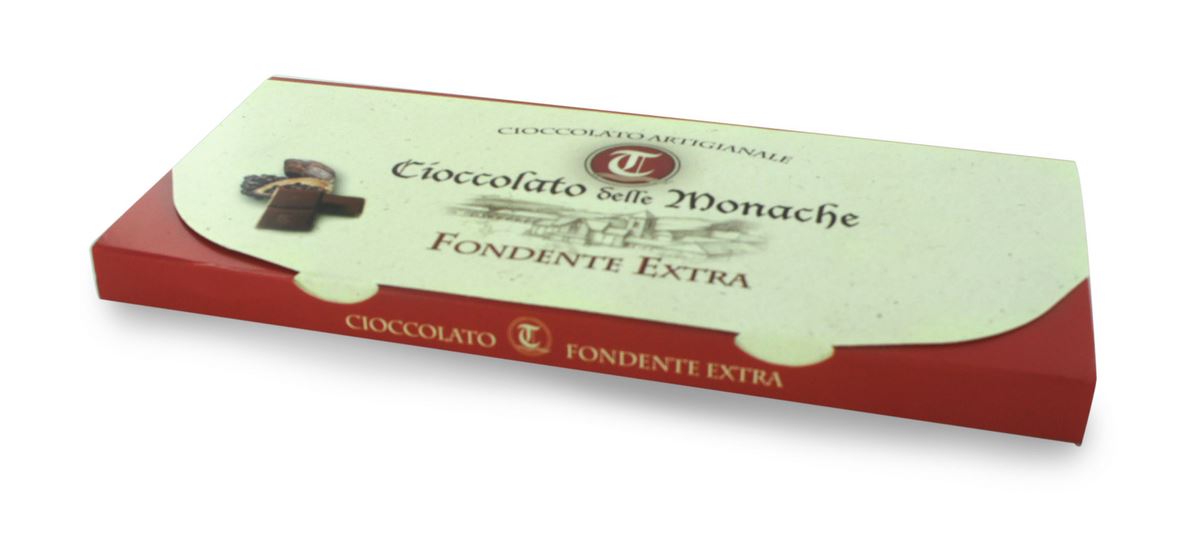 cioccolato artigianale fondente extra da 250 grammi - monache trappiste praga
