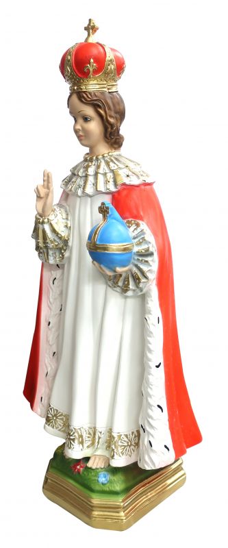 Statua gesù bambino di praga in gesso dipinta a mano - 50 cm Statue