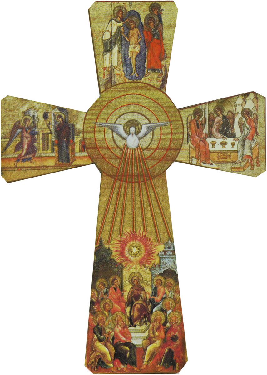 Bomboniera cresima croce colomba dello spirito santo - 14 x 9 5 cm Cresima