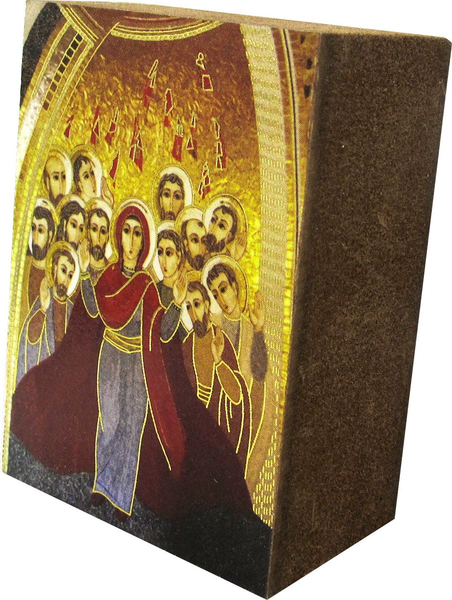 quadro pentecoste di padre rupnik - 4,7 x 6,3 cm
