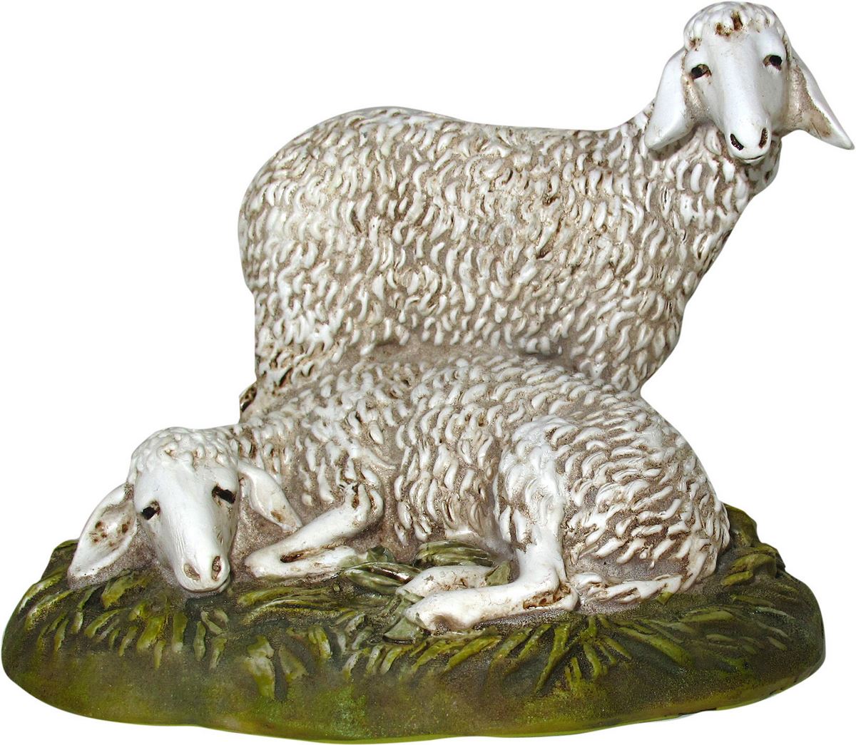 Statuine presepe gruppo di 2 pecore linea martino landi per presepio da cm  16 Presepe Landi