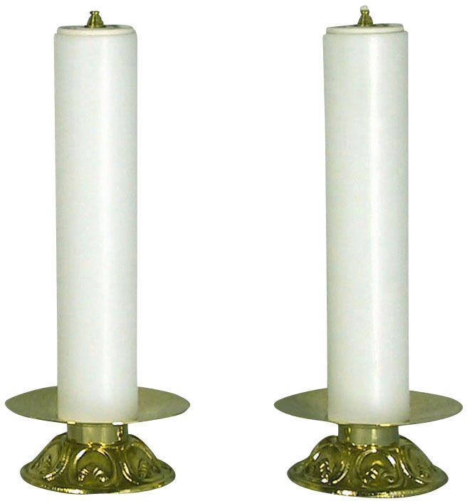 coppia candelieri 676 con finte candele