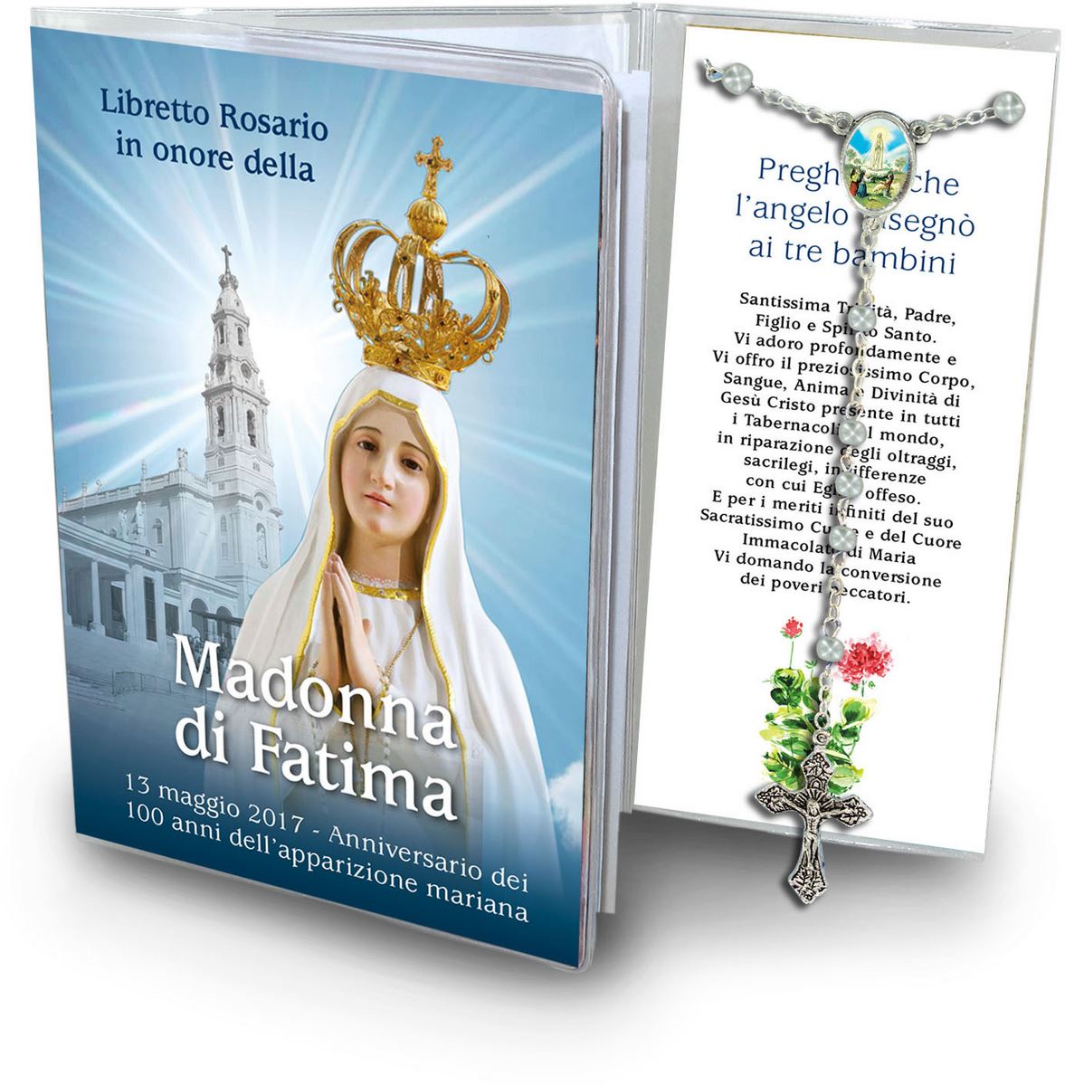 libretto con rosario madonna di fatima - italiano 