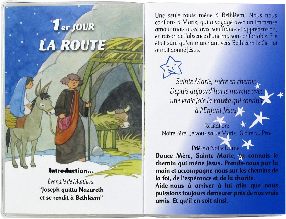 libretto novena bimbi natale senza rosario - francese