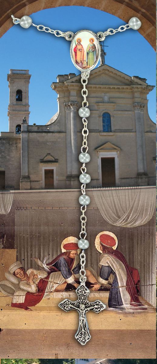 libretto con rosario santuario di san cosimo alla macchia (ad oria) - italiano