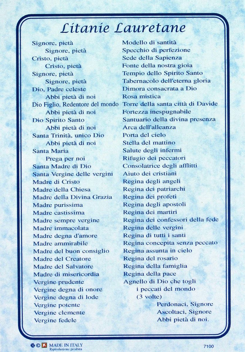 Libretto mini "santo rosario" cm 6 5 x 9 - san francesco Libretti