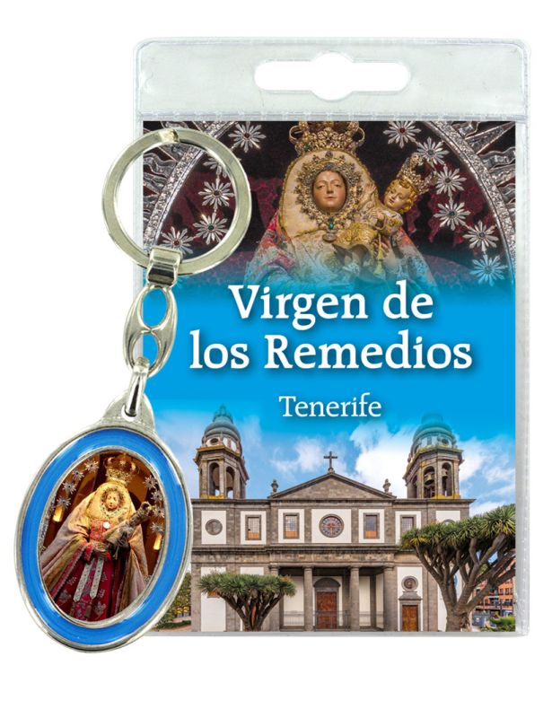portachiavi catedral de laguna con preghiera in spagnolo