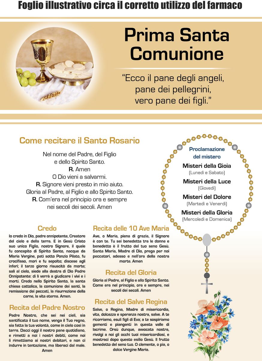 Bomboniera comunione bambina/bambino rosario con scatolina italiano  Comunione