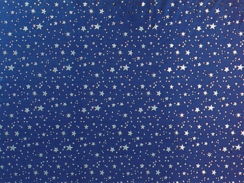 Cielo metallizzato stelle argentate mt 2 5 – bertoni presepe linea natale  Accessori per Presepe