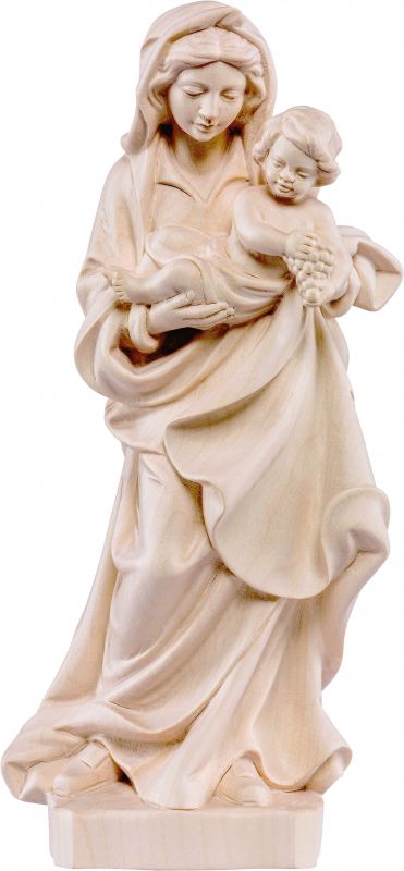 statua della madonna dell'uva da 85 cm in legno naturale - demetz deur