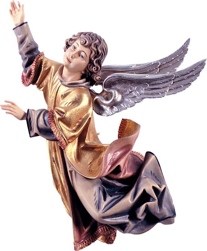 angelo riemenschneider dx - demetz - deur - statua in legno dipinta a mano. altezza pari a 27 cm.