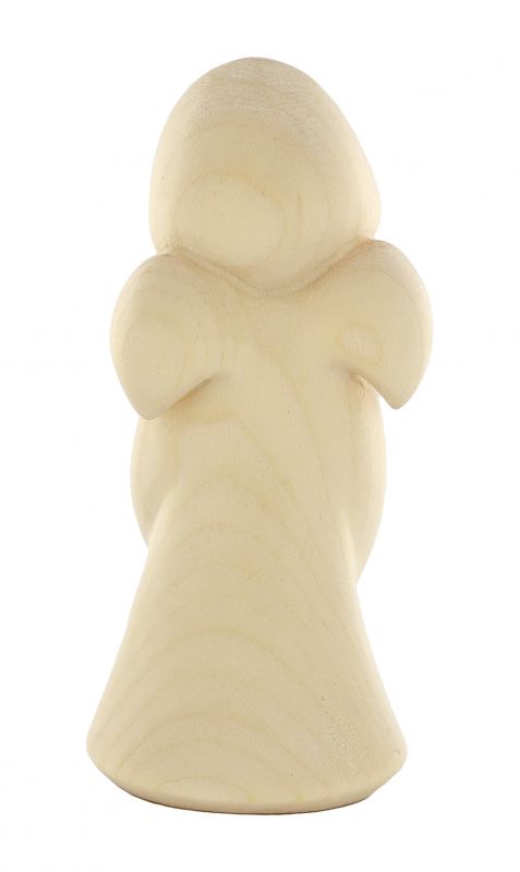 statuina dell'angioletto che prega, linea da 11 cm, in legno naturale, collezione angeli sognatori - demetz deur