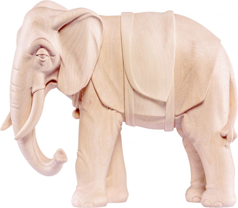 elefante artis - demetz - deur - statua in legno dipinta a mano. altezza pari a 30 cm.