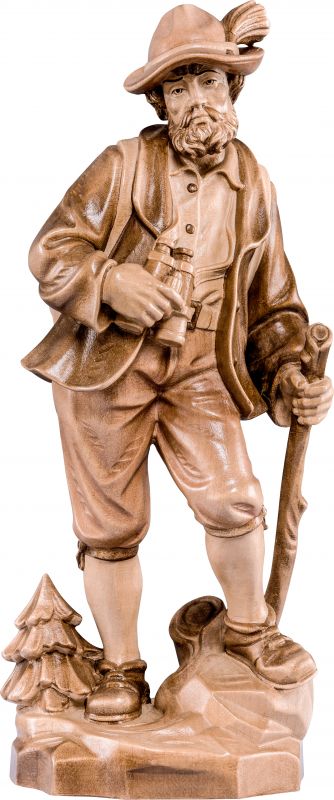 montanaro - demetz - deur - statua in legno dipinta a mano. altezza pari a 15 cm.