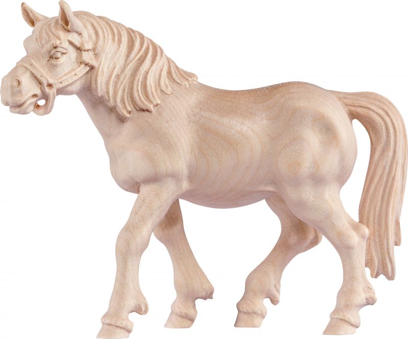 cavallo sauro - demetz - deur - statua in legno dipinta a mano. altezza pari a 18 cm.