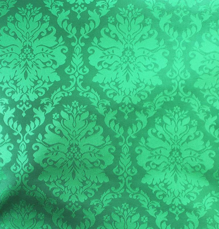 Tessuto damasco verde Tessuti | vendita online Semprini Arredi Sacri