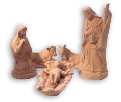 Sacra famiglia cm 50 terracotta Presepe | vendita online Semprini Arredi  Sacri
